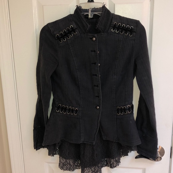 Free people Victorian military jacket - Picture 2 of 6